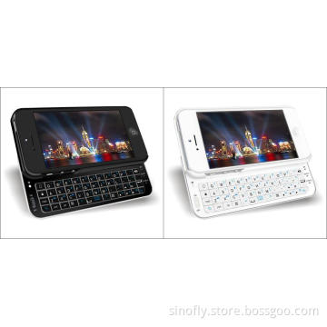 Bluetooth Slider Keyboard Case for iPhone 5